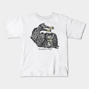 Scorpion pose Kids T-Shirt